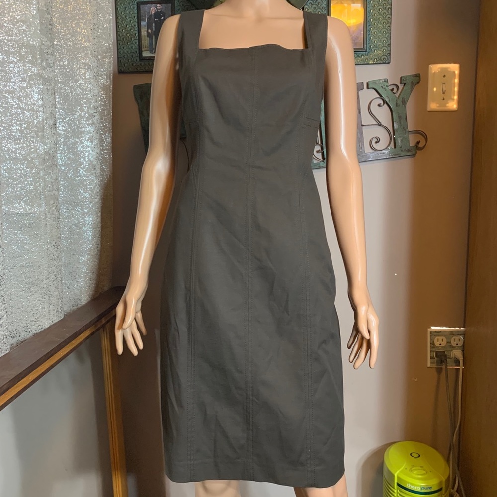 Beautiful lined charcoal, gray dress